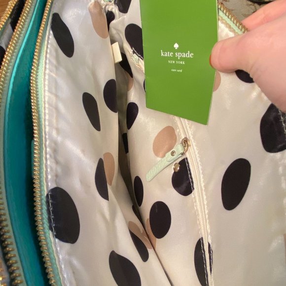 Kate Spade TEAL Grove Court Lainey Handbag - Picture 4 of 7